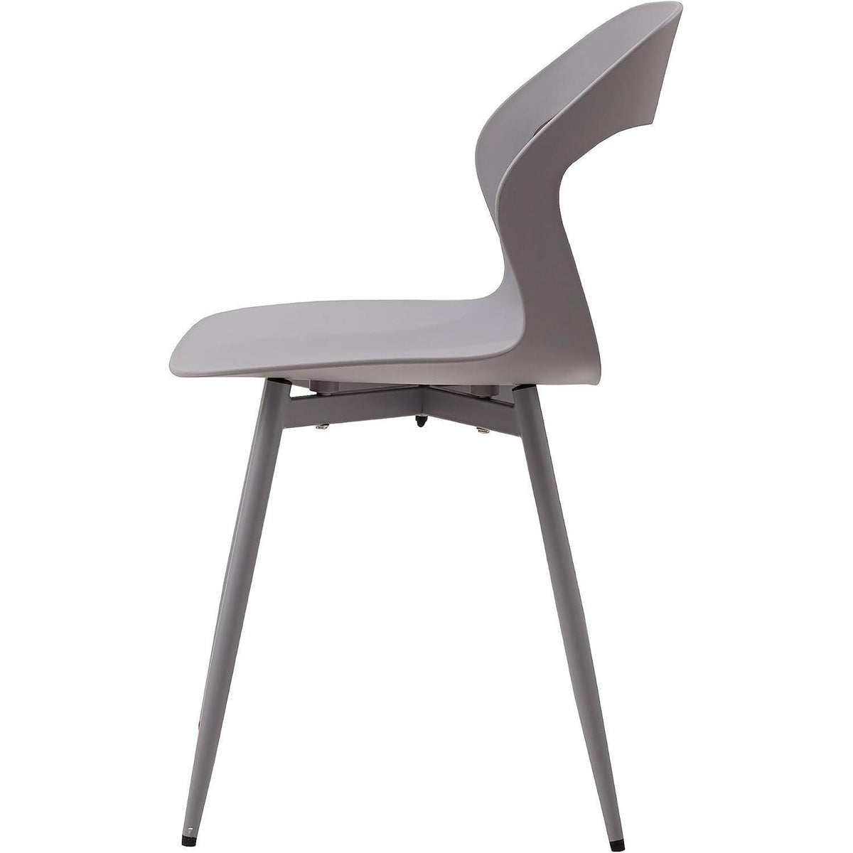 Moderner Esszimmerstuhl Set (4x) Grau – Skandinavischer Designstuhl