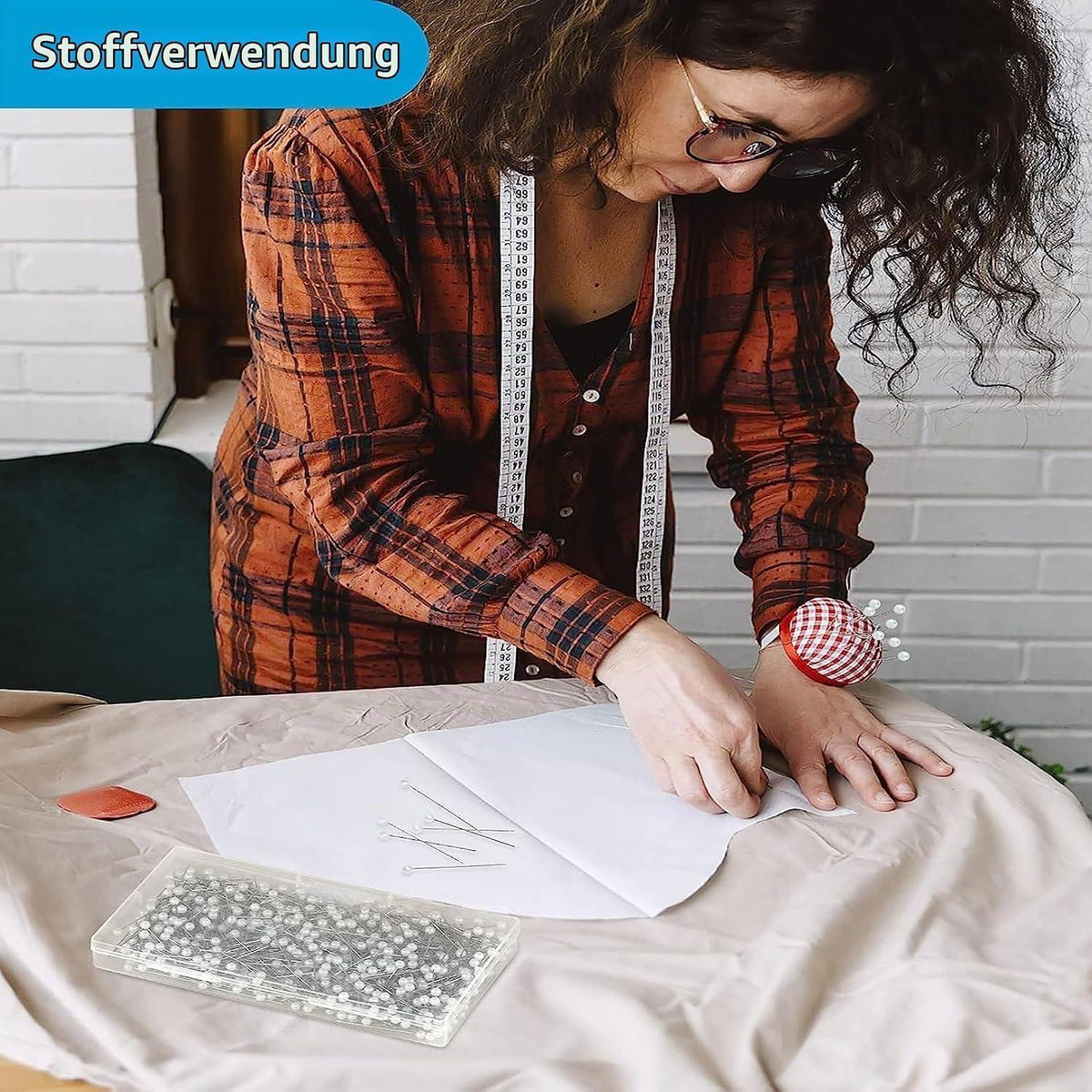 100 Edelstahl Nähnadeln – Robust & Vielseitig für Nähen