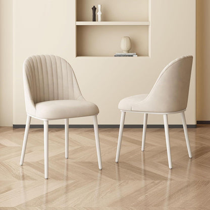 Moderner Essstuhl Set 2x | Gepolsterter Küchenstuhl mit Rückenlehne