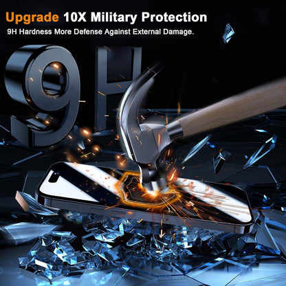 iPhone 15 Pro Max Panzerglas 3 Stück Kameraschutz 9H Härte Anti-Kratzer