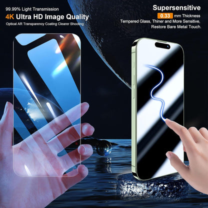 Panzer Schutz Glas iPhone 15 Plus 6,7 Zoll 3