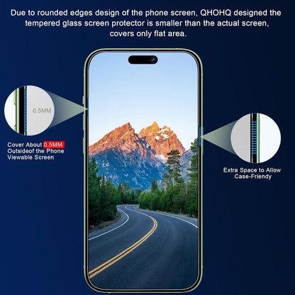 Panzer Schutz Glas für iPhone 15 Plus 6,7 Zoll mit Kameraschutz