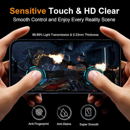 Sichtschutz & Kameraschutz iPhone 15 Pro Max Blickschutzfolie 9H HD