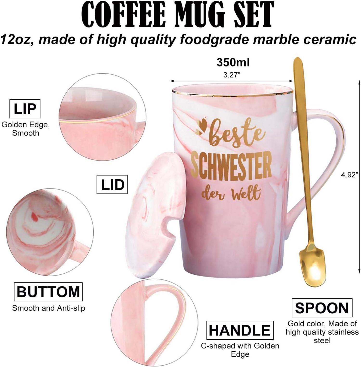 Schwester Geschenk Tasse Welt Schwester Geburtstag