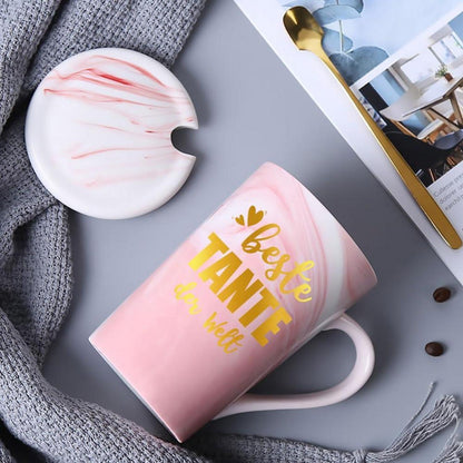 Tante Geschenk Tasse mit Spruch - Beste Tante der Welt - Beste Tante