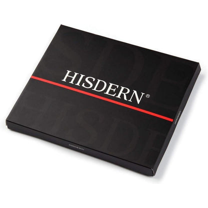 Herren Krawattenschal & Einstecktuch Set Rot Paisley