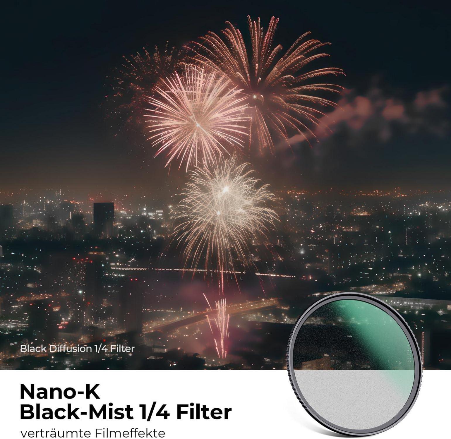 40,5mm Black-Mist Black Promist 1/4 Filter Optisches