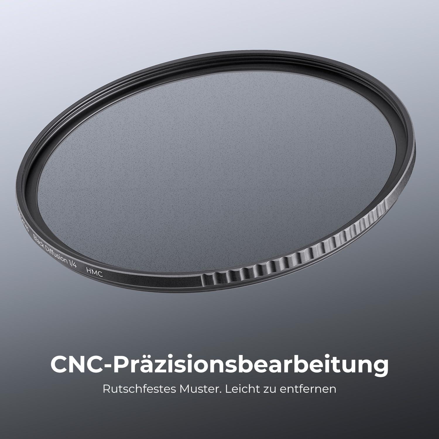 K&F Concept Black Promist 1/4 Filter 40,5mm für Videoaufnahmen