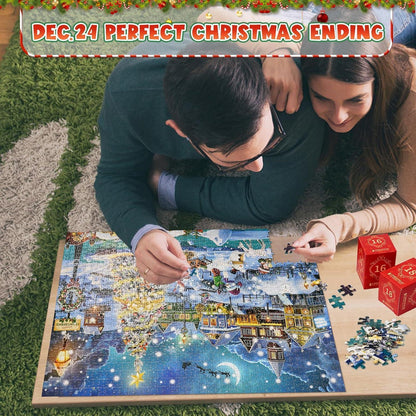 Tosekry Adventskalender 2026 Puzzle Weihnachtspuzzle 1008