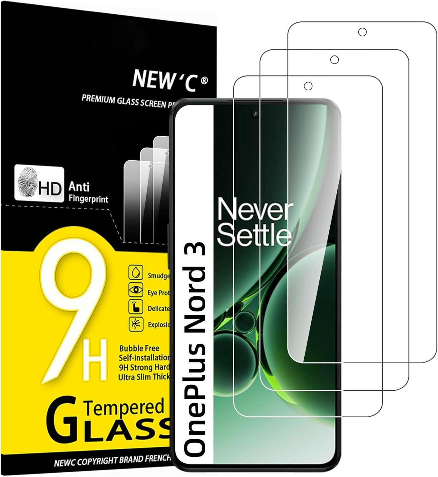 Panzer Schutz Glas für OnePlus Nord 3 5G, 9H Härte, HD