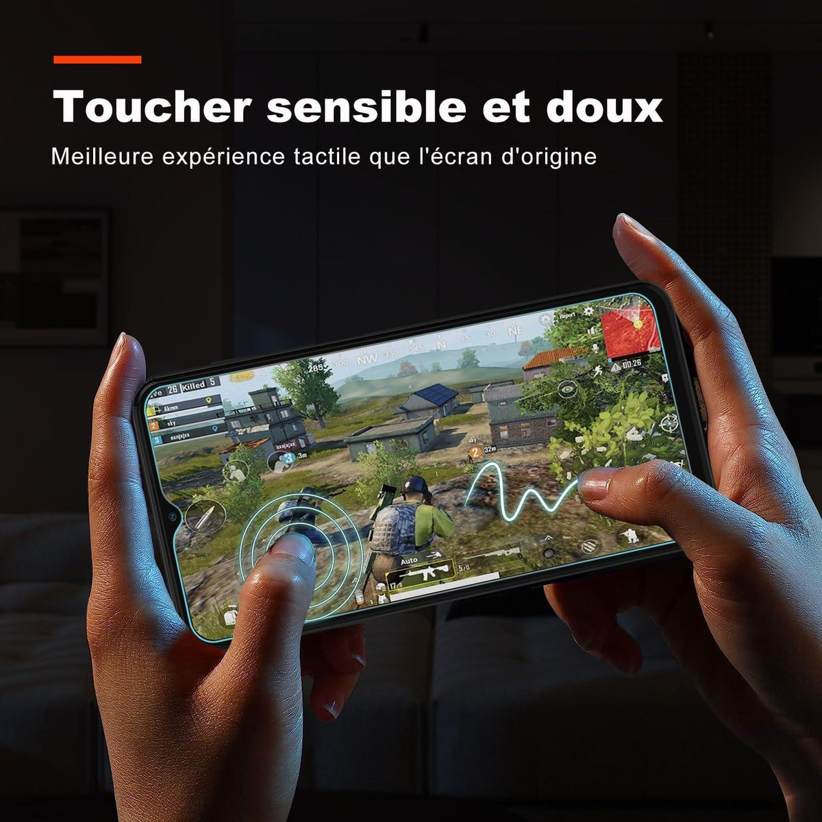 Panzer Glas Displayschutz Samsung Galaxy A23 5G 4G, 3 Stück