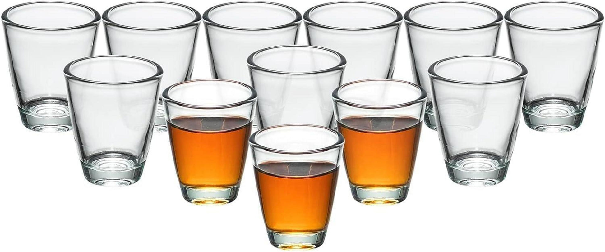 Set mit 12 Shotgläsern 3CL/30ML, Dicke Basis, für Parties und