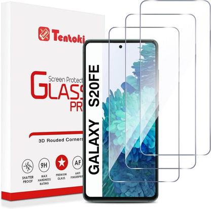 Panzer Schutzfolie für Samsung S20 FE 5G, 3 Stück 9H Härte Transparent