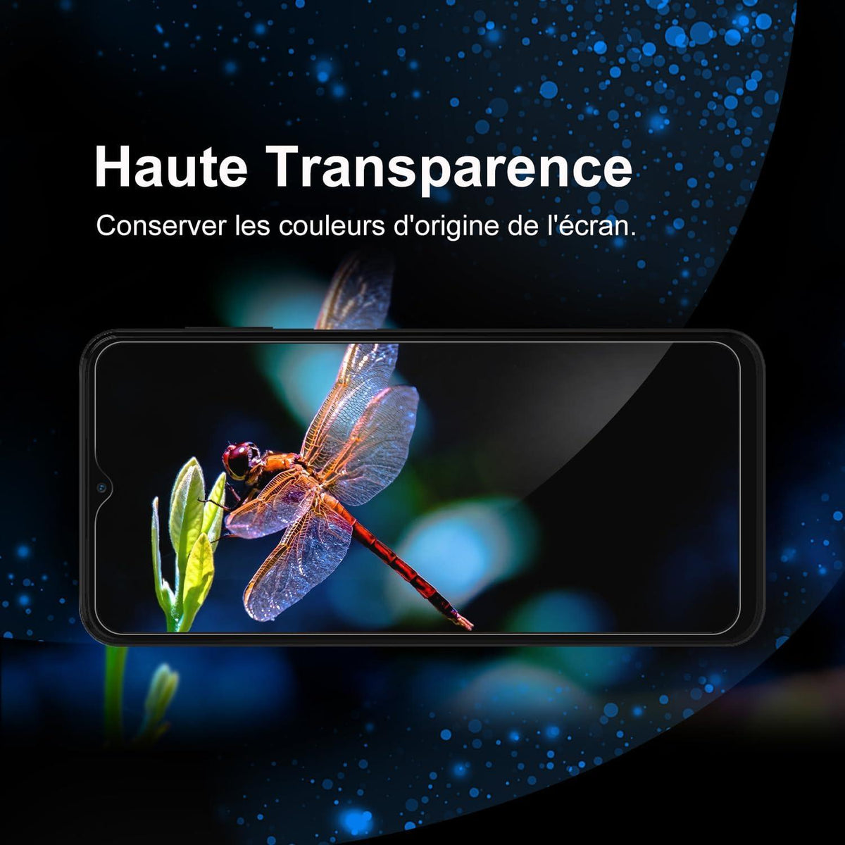 3x Samsung Galaxy A13 Panzerglas Displayschutz 9H Härte