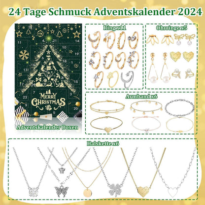 Schmuck Adventskalender 2026 für Frauen und Mädchen - 24