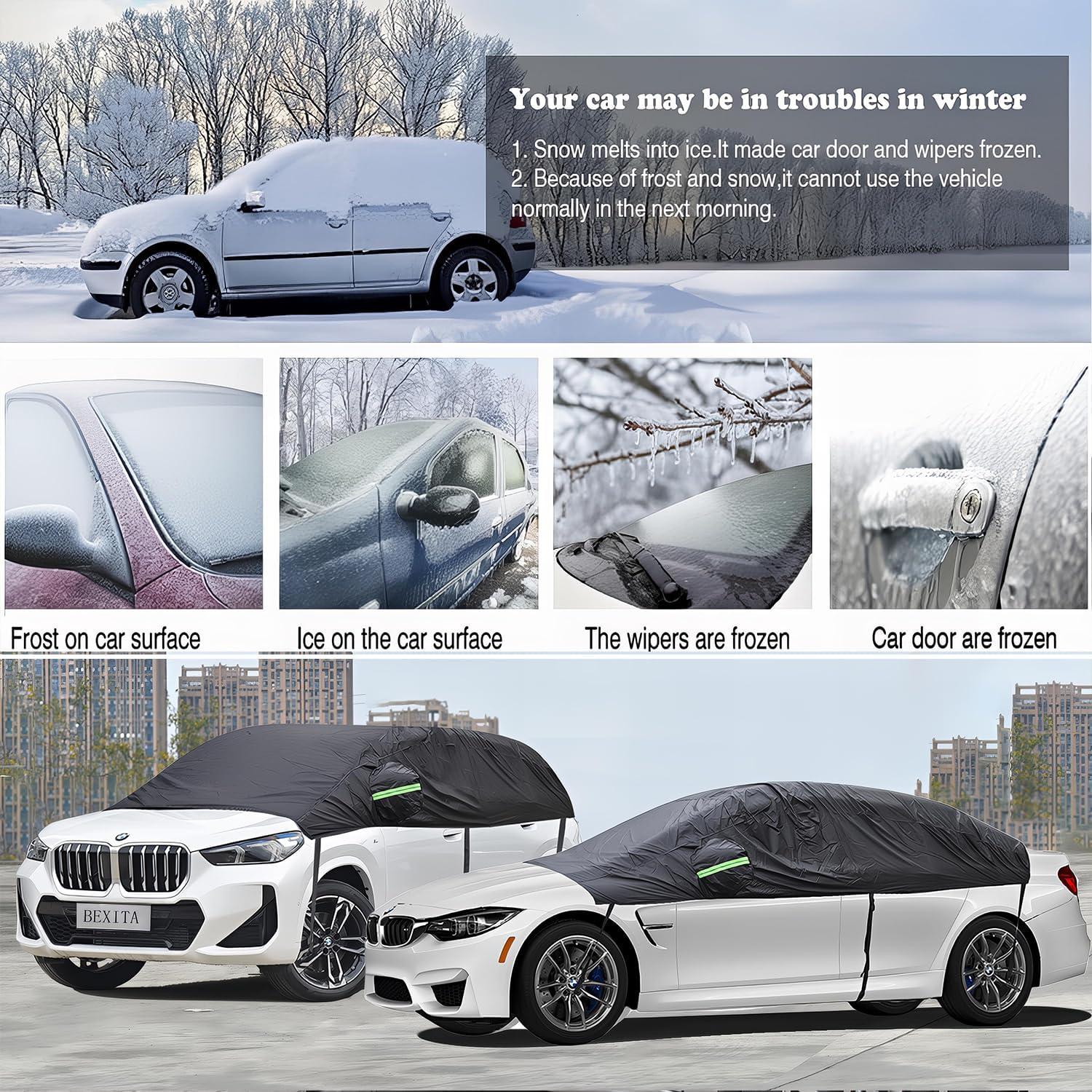 Halbgarage Auto Winter Abdeckplane Wasserdichte Outdoor Auto Scheibenabdeckung