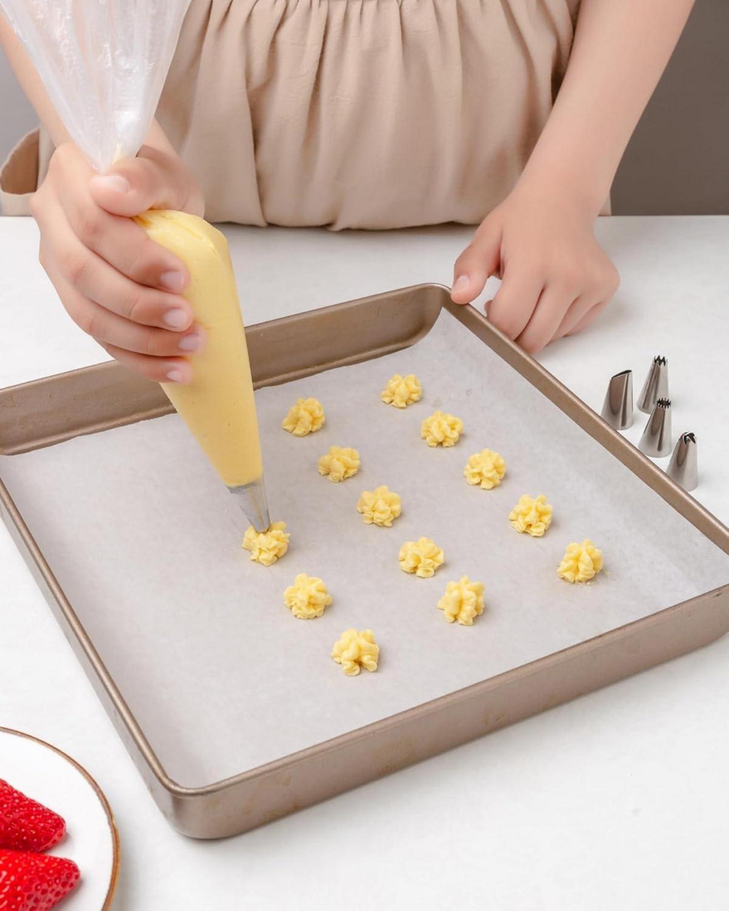 Spritztüllen Set 54-teilig Edelstahl Torten Deko Cupcakes Zubehör