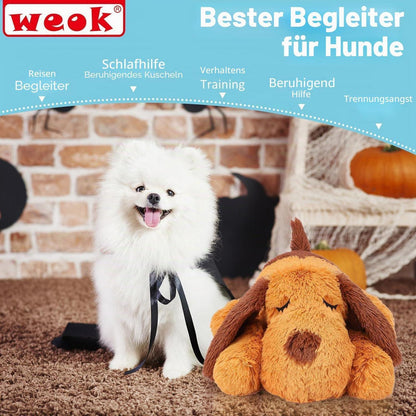 Herzschlag-Kuschelkissen für Welpen – Angstlinderung & Schlafhilfe