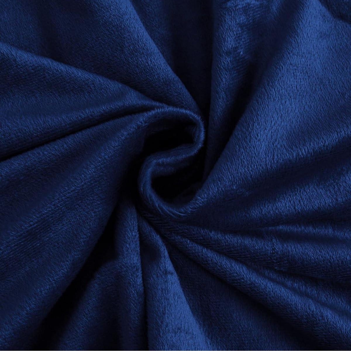 Winter Bettwäsche 220x240cm - Marineblau, Grau, Blau & Coral Fleece