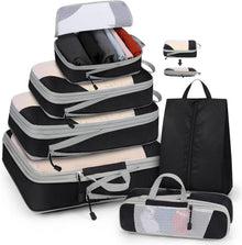 Packwürfel Set mit Kompression 4-teilig/6-teilig für Koffer