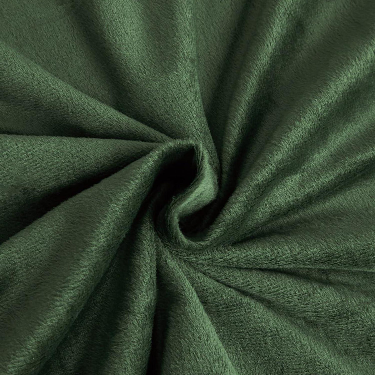 Winter Bettwäsche Fleece 200x220cm - Grün, Grau, Olivgrün