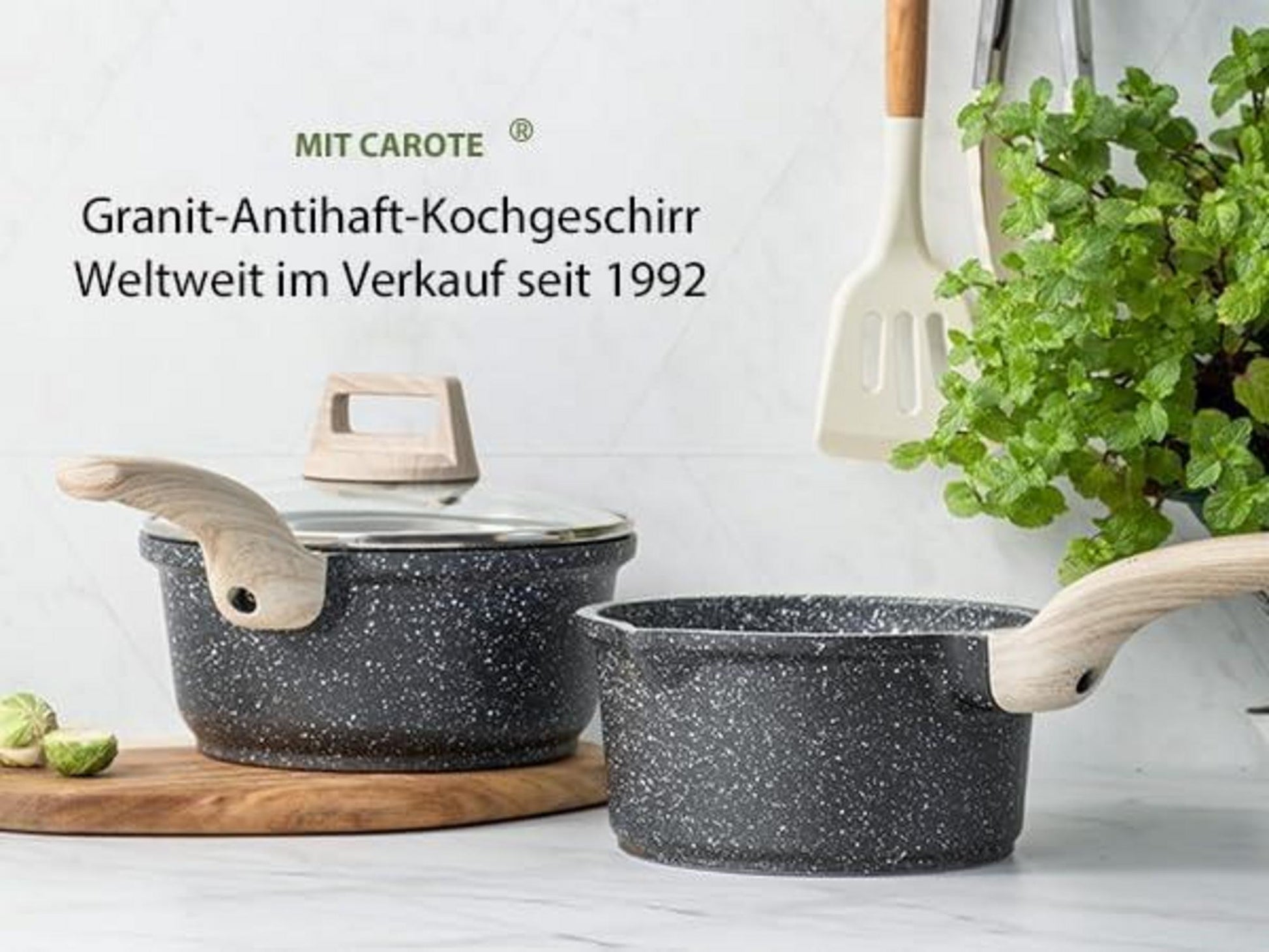 CAROTE 16cm Stieltopf mit Deckel, kleiner