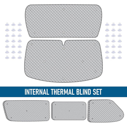 Thermo-Matten Set VW T4 LWB – Sonnenschutz für Wohnmobil & Auto