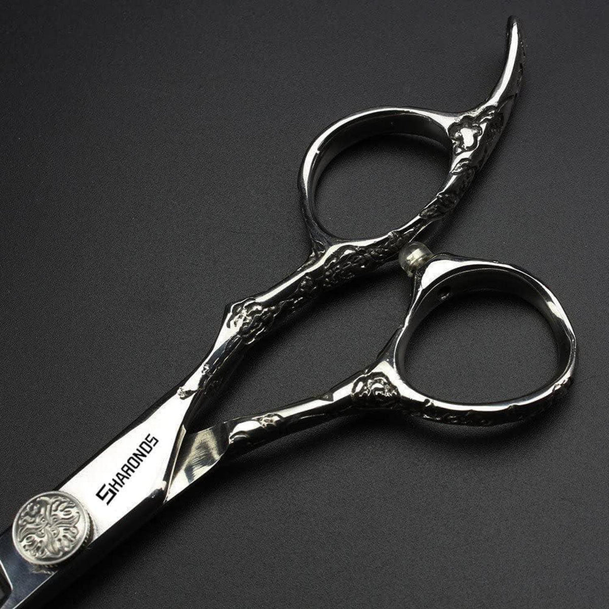 7-Zoll Friseurschere Rosenmuster – Japanisches Edelstahl-Set
