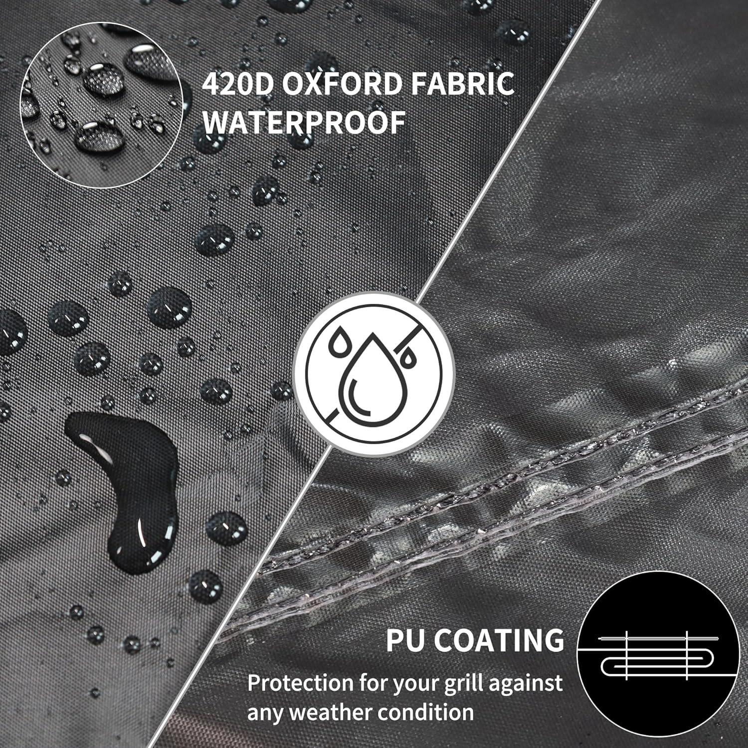 Funshot Grillabdeckung Wetterfest Gasgrill Abdeckung 420D Oxford-Stoff