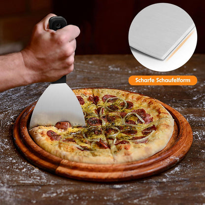 Grillspachtel Edelstahl ABS-Kunststoffgriff Pizzaspatel