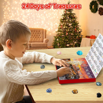 Adventskalender 2026 Kinder Kristalle-24 Tage Natur
