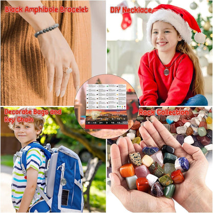 Adventskalender 2026 Kinder Kristalle-24 Tage Natur