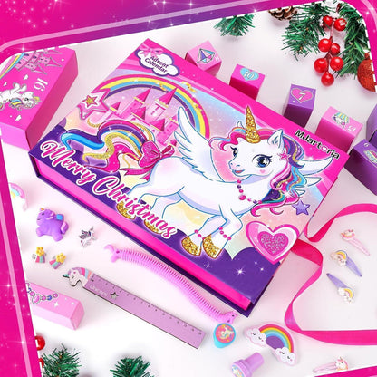 Adventskalender 2024 Mädchen 24-Tage Weihnachts Countdown