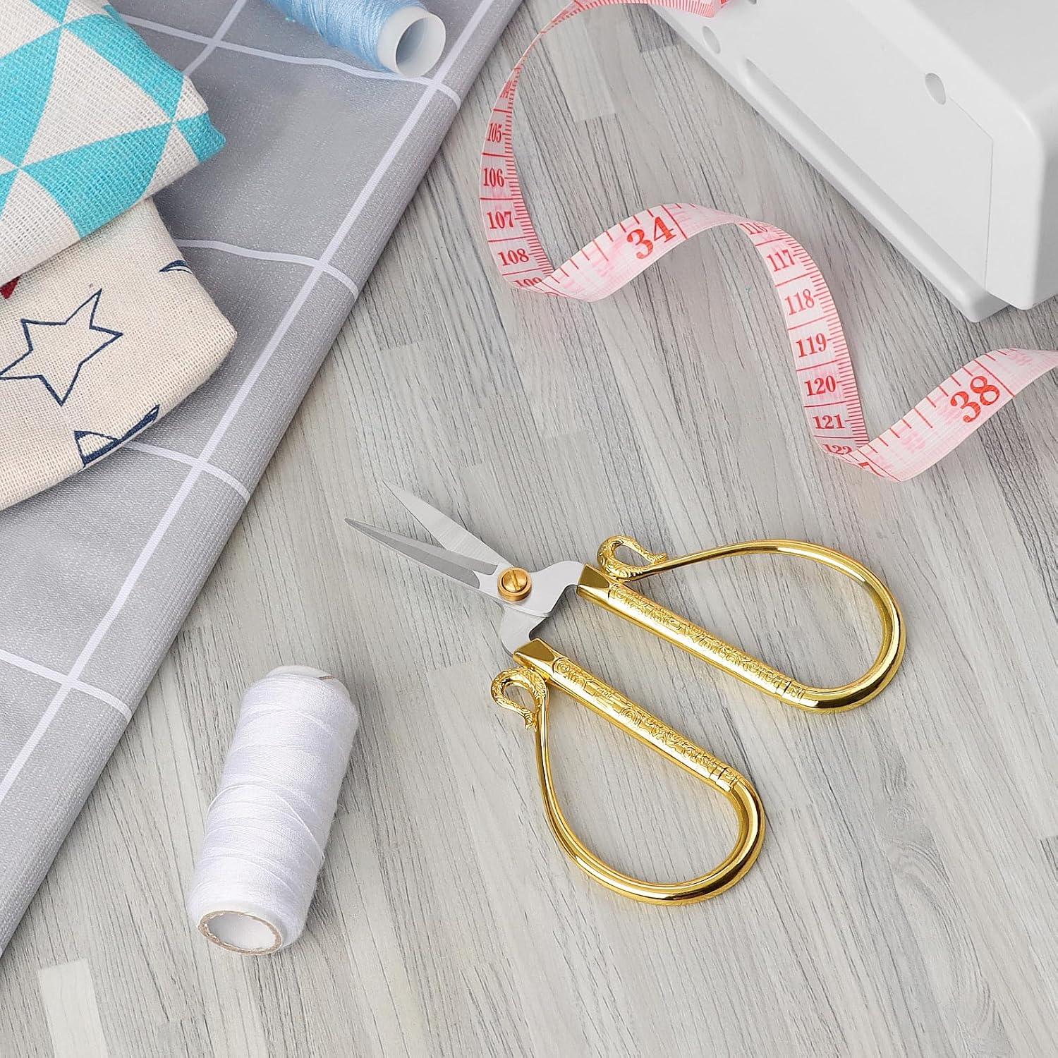 Stickereischere Vintage Nähschere Stickerei DIY Gold Schnittqualität