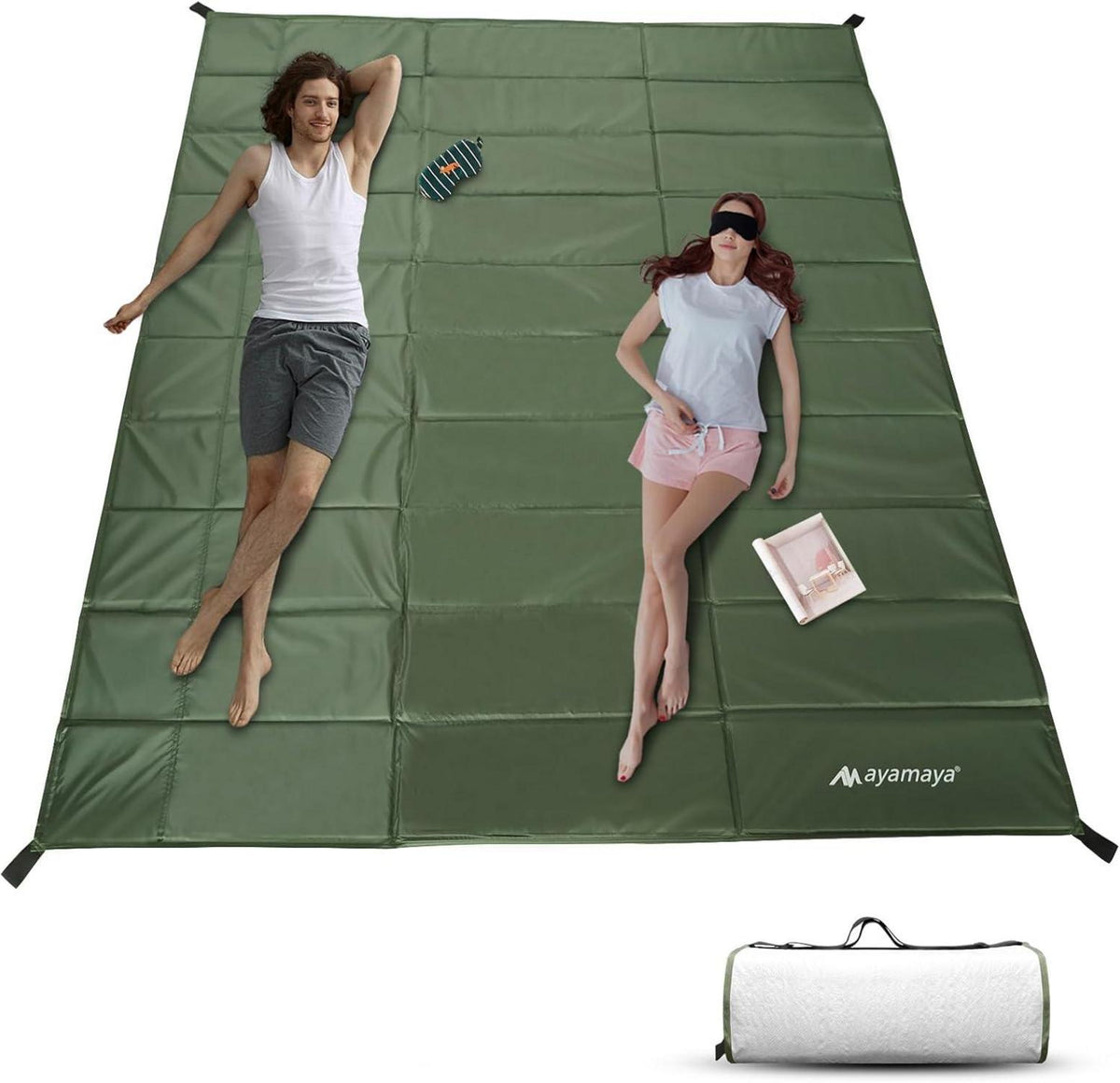 Isomatte für 4-6 Personen Zelt Wasserdicht Pop-up Campingmatte