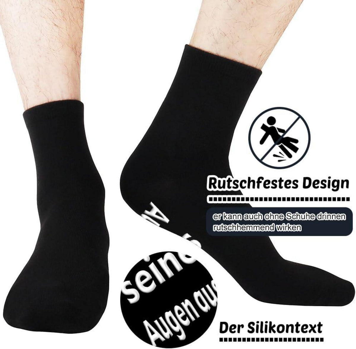 Vatertagsgeschenk Opa Socken Bitte nicht stören lustige Hausschuhe