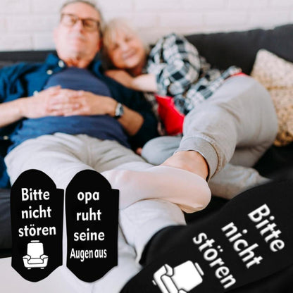Opa Geschenk Socken mit Spruch 60 70 80 Geburtstag Mann