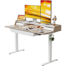 Elektrischer Stehschreibtisch 140x65 cm Höhenverstellbar 3