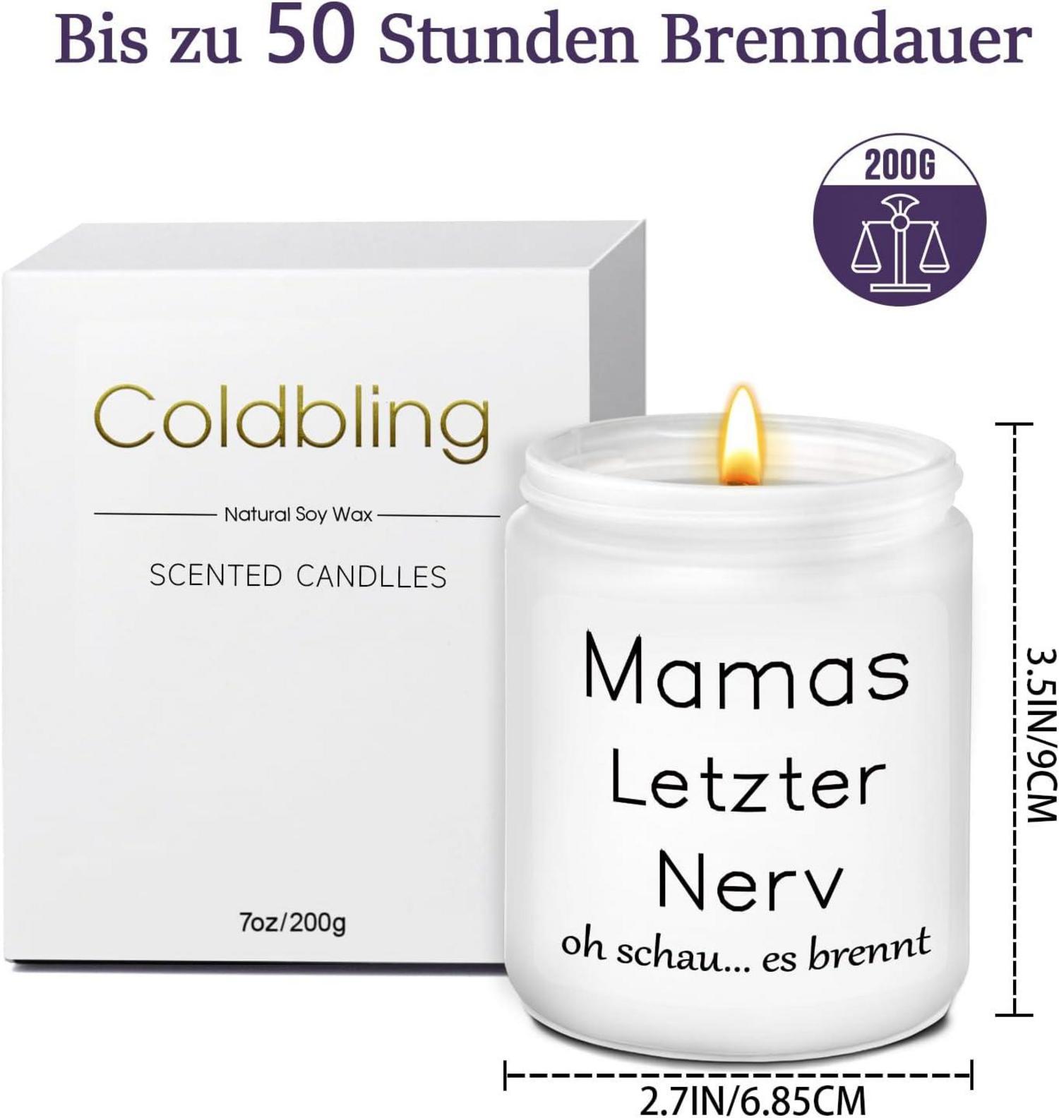 Lavendel Duftkerze Geschenk Mama Weihnachten Muttertag 200g