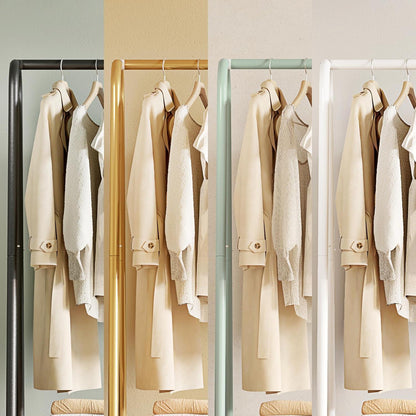 JOISCOPE Metall Kleiderständer 2-stufiges Regal Mintgrün