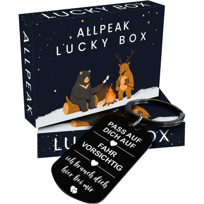 Allpeak Flaschenöffner Edelstahl Graviert Geschenkbox