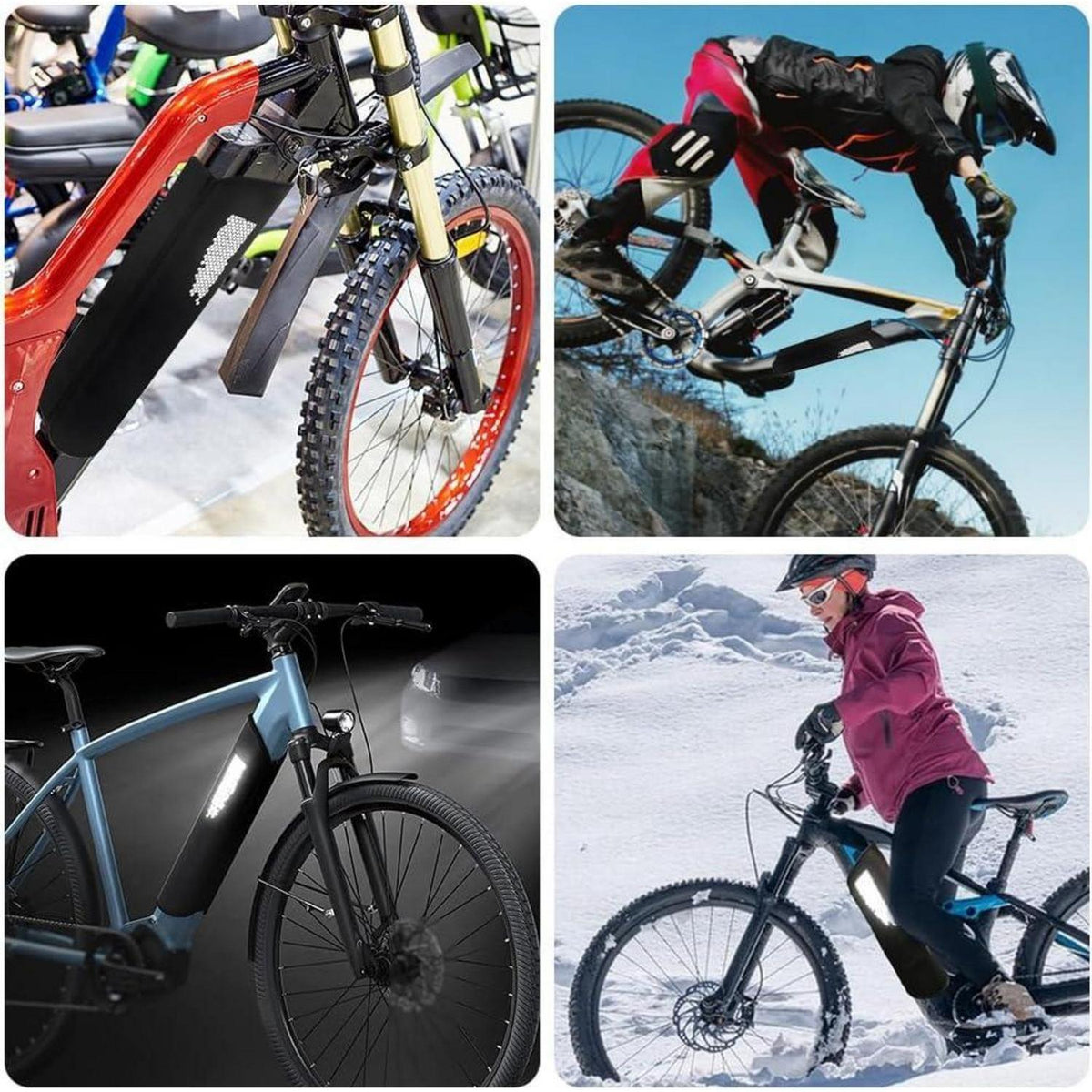 E-Bike Akku Schutzhülle mit Reflektoren – Universal Passform