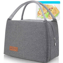 Isolierte Kühltasche für Lunch & Picknick – 8L, Grau
