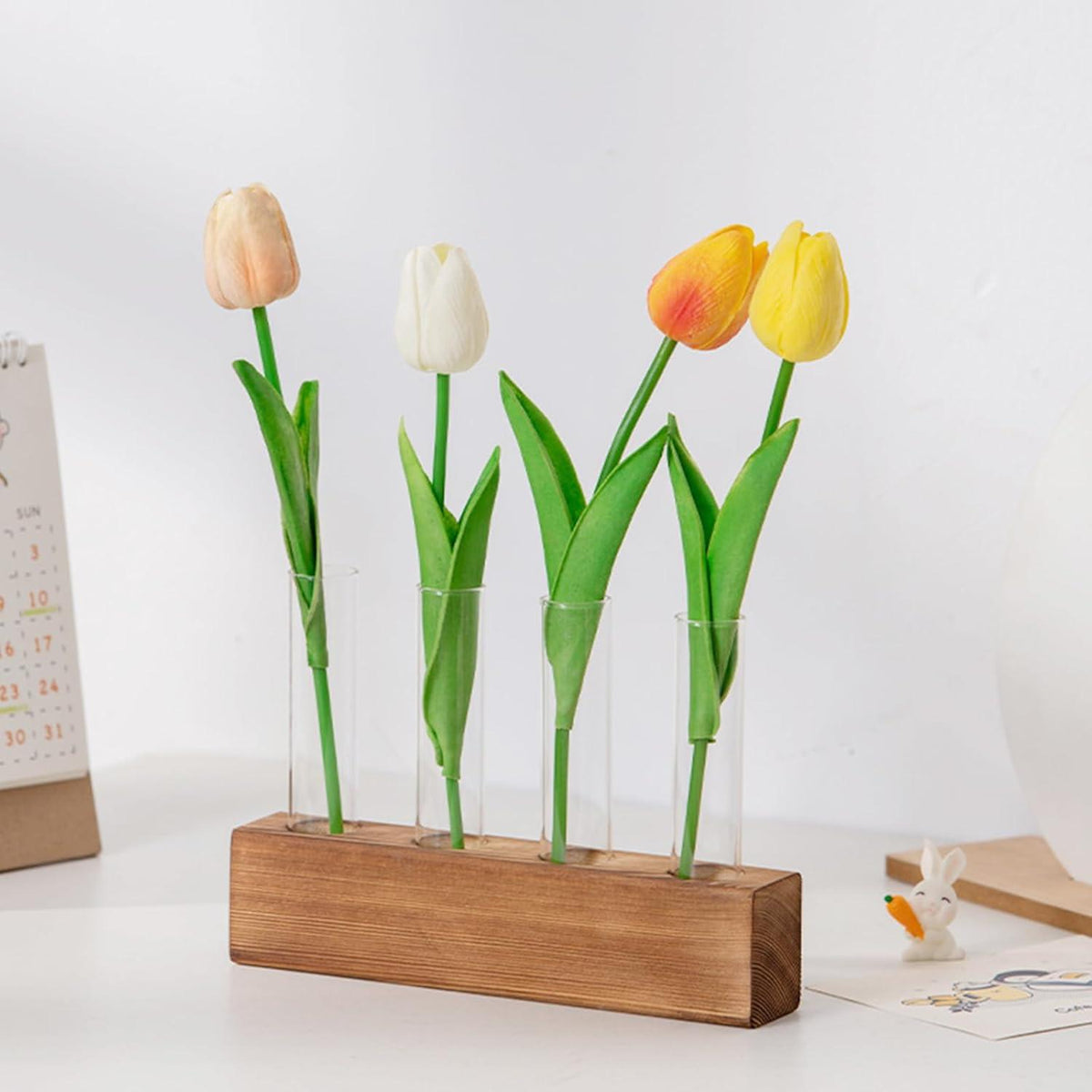 15x Reagenzglas Korken Kunststoff Vase Blumen Liquids DIY 12mm x 75mm