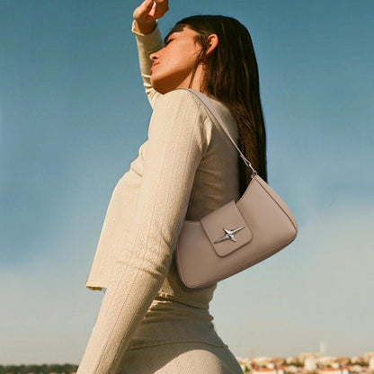 TIAASTAP Damen Handtasche Klein Umhängetasche Leder Vintage