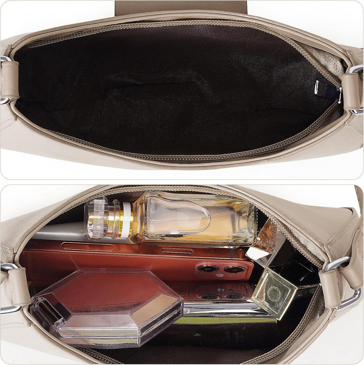Handtasche Damen Klein Vintage Leder Umhängetasche Schultertasche 90s y2k