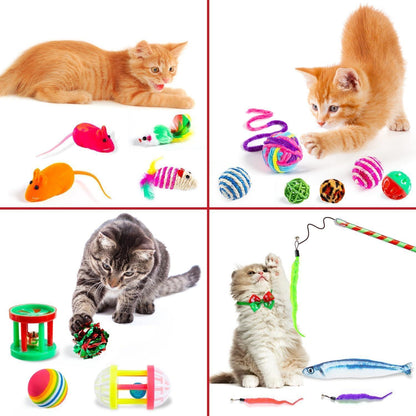 Katzen-Adventskalender 24-tlg. Interaktives Spielzeug Set