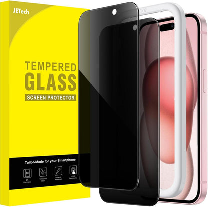 iPhone 15 6,1 Zoll Sichtschutz 2 Stück Glas Schutzfolie