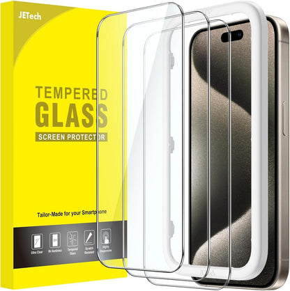 Schutzfolie iPhone 15 Pro Max 6,7 Zoll Panzer Glas 3 Stück