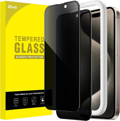 Sichtschutz Full Screen iPhone 15 Pro Max 6,7 Zoll 9H 2 Stk